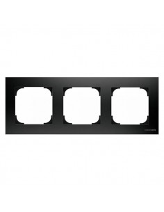 Marco 3 elemento Negro Soft Niessen Sky 8573 NS