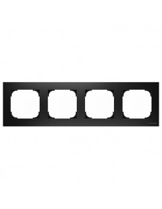 Marco 4 elemento Negro Soft Niessen Sky 8574 NS
