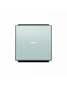 Tecla con visor piloto Niessen Sky Plata 850.3 PL