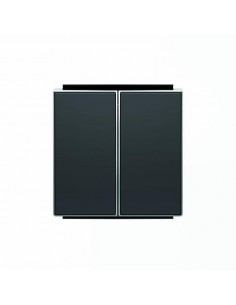 Tecla doble Niessen Sky Negro Soft  8511 NS