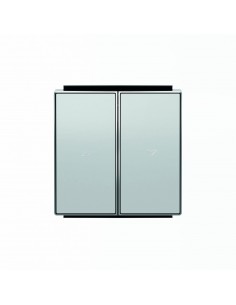 Tecla doble persianas Niessen Sky Plata 8544 PL