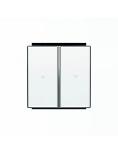 Tecla doble persianas Niessen Sky Blanca 8544 BL