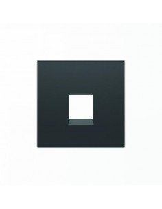 Tapa telefono y Toma datos Niessen Sky Negro Soft 8517 NS