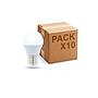 Pack 10 Bombilla LED G45 E-27 esférica 6w 400Lm